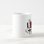 Liebe Hockey Swirl Kaffeetasse (Mittel)
