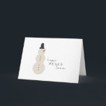 Liebe hoffen.Weihnachten Snowman Grußkarten Karte<br><div class="desc">Liebe hoffen,  Weihnachten Weihnachten Weihnachten Snowman Grußkarten</div>