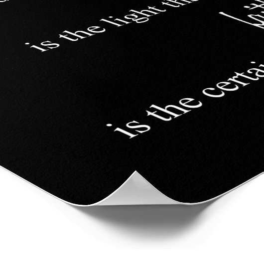 Liebe, Hoffnung, Frieden, Glaube Poster (Ecke)