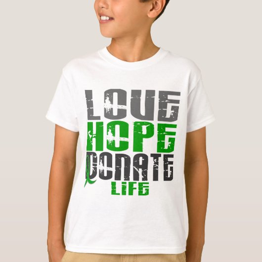 LIEBE-HOFFNUNG SPENDEN LEBEN T - Shirts, Geschenke T-Shirt (Vorderseite)