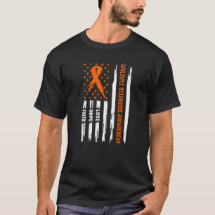 Liebe hofft auf amerikanische Flagge Multiple Skle T-Shirt