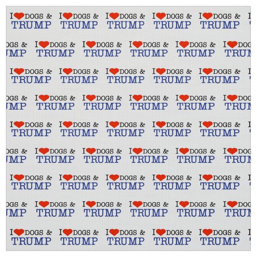 Liebe Hogs und Trump Stoff (Muster)