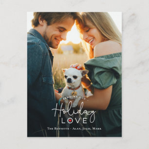 Liebe Holiday Card Postkarte
