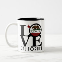 LIEBE Hollywood California 11oz Tasse