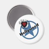 Liebe Hollywood Magnet (Vorderseite/Rückseite)
