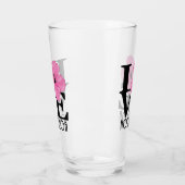 LIEBE Holualoa Rosa Hibiskus Glas (Links)