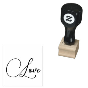 Liebe Holzstempel aus Gummi Gummistempel