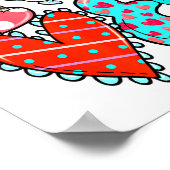 Liebe Home Health Krankenschwester Leben Herz Vale Poster (Ecke)