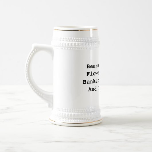 Liebe Honig Bierglas (Links)