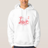 LIEBE Hooded Sweatshirt Unisex (Vorderseite)