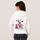 Liebe Hoodie (Schwarz voll)