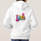 Liebe hoodie (Rückseite)