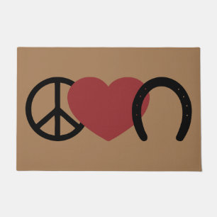 Liebe-Hoof-Doormat Fußmatte