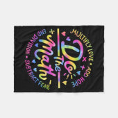 Liebe Hope Angst tun die Mathe Test Day Staar Test Fleecedecke (Vorderseite (Horizontal))
