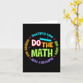 Liebe Hope Angst tun die Mathe Test Day Staar Test Karte (Gelbe Blume)