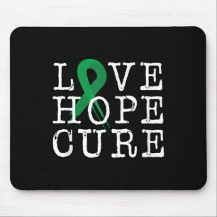 Liebe Hope Cure Gallblase Cancer Awareness Finden Mousepad