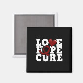 Liebe Hope Cure - Sichelzellenbewusstsein Magnet (Vorderseite/Rückseite)