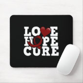 Liebe Hope Cure - Sichelzellenbewusstsein Mousepad (Mit Mouse)