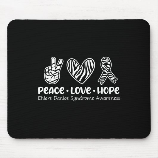 Liebe Hope Ehlers Danlos Awareness Eds Warrior Mousepad (Vorne)