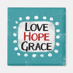 Liebe Hope Grace Kühlschrank Magnet