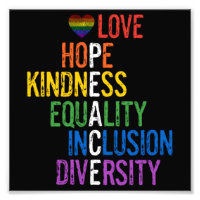 Liebe Hope Kindness Equality Inklusion Diversity P