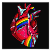 Liebe Hope Kindness Equality Inklusion Diversity P Fotodruck (Vorne)