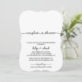 Liebe Hörnerdusche Einladung (Stehend Vorderseite)