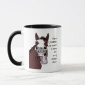 Liebe HORSES so viel Spaß Zitat Tasse (Links)