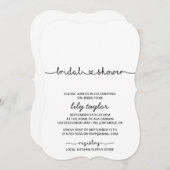 Liebe Hört Brautparty Einladung (Vorne/Hinten)