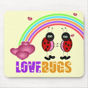 Liebe hört den Tag des Valentines Mousepad ab