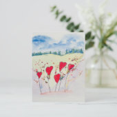 Liebe hört für immer postkarte (Stehend Vorderseite)