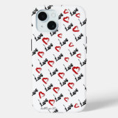 Liebe Hört iPhone 15 Fall Case-Mate iPhone Hülle (Rückseite)