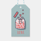 Liebe Hört Kinder Klasse Valentinstag Karten Geschenkanhänger (Vorderseite)