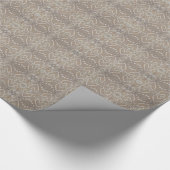 Liebe hört Muscheln, romantische exotische tropisc Geschenkpapier (Ecke)