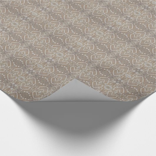 Liebe hört Muscheln, romantische exotische tropisc Geschenkpapier (Ecke)