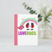 Liebe hört Postkarte des Valentines Tagesab (Stehend Vorderseite)