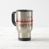 "Liebe Hot Coffee Cup - Perfekte Tasse für Kaffee- (Vorderseite Links)