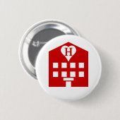 Liebe Hotel Japanese Emoji Button (Vorne & Hinten)