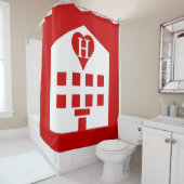 Liebe Hotel Japanese Emoji Duschvorhang (Beispiel)