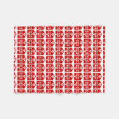 Liebe Hotel Japanese Emoji Fleecedecke (Vorderseite (Horizontal))