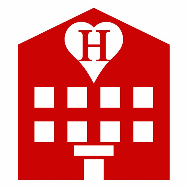 Liebe Hotel Japanese Emoji Freistehende Fotoskulptur (Vorne)