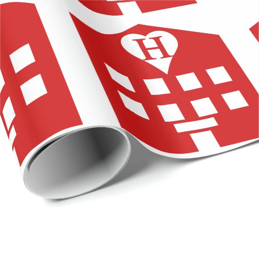 Liebe Hotel Japanese Emoji Geschenkpapier (Rolleneckpunkt)