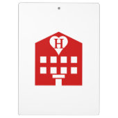 Liebe Hotel Japanese Emoji Klemmbrett (Rückseite)