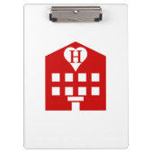 Liebe Hotel Japanese Emoji Klemmbrett (Vorderseite)