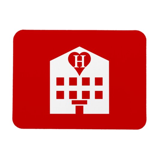 Liebe Hotel Japanese Emoji Magnet (Horizontal)