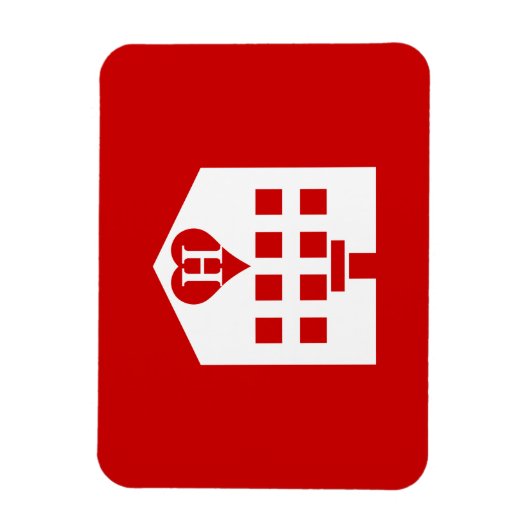 Liebe Hotel Japanese Emoji Magnet (Vertikal)