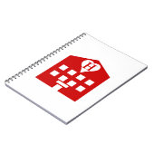 Liebe Hotel Japanese Emoji Notizblock (Linke Seite)