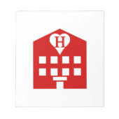 Liebe Hotel Japanese Emoji Notizblock (Vorderseite)