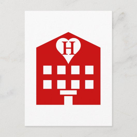 Liebe Hotel Japanese Emoji Postkarte (Vorderseite)