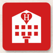 Liebe Hotel Japanese Emoji Untersetzer (Vorderseite)